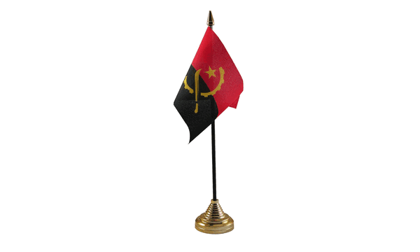 Angola Table Flags